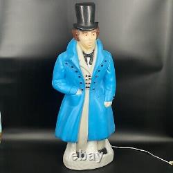 VTG Empire 38 Christmas Dickens Victorian Caroler Gentleman/Man Blow Mold