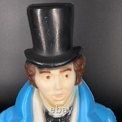 VTG Empire 38 Christmas Dickens Victorian Caroler Gentleman/Man Blow Mold