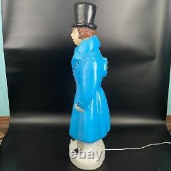 VTG Empire 38 Christmas Dickens Victorian Caroler Gentleman/Man Blow Mold