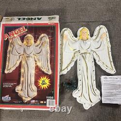 VTG Empire Angel with Lights Hanging Blow Mold 33 Christmas Nativity Clean