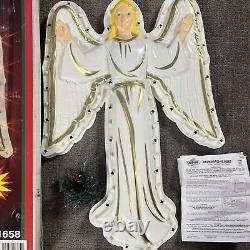 VTG Empire Angel with Lights Hanging Blow Mold 33 Christmas Nativity Clean