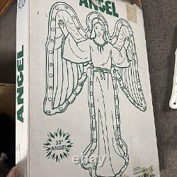 VTG Empire Angel with Lights Hanging Blow Mold 33 Christmas Nativity Clean