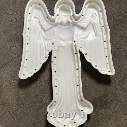 VTG Empire Angel with Lights Hanging Blow Mold 33 Christmas Nativity Clean