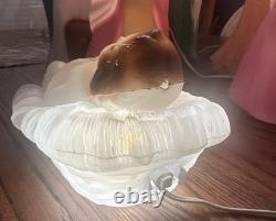 VTG Empire Blow Mold Nativity 10 Piece 17-22 Christmas Light +Angel Blow Mold