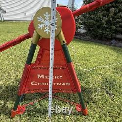 VTG Gemmy 2008 Christmas Teeter Totter Santa & Reindeer With Box RARE Works! Read VTG Gemmy 2008 Christmas Teeter Totter Santa & Reindeer With Box RARE Works! Read