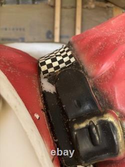 VTG General Foam Plastics Blow Mold Santa in Sleigh withReindeer @READ@ NO SHIP