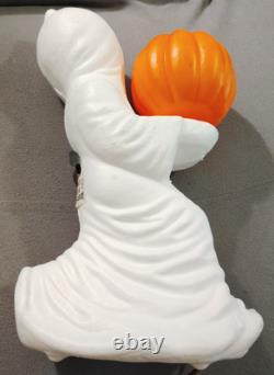 VTG RUNNING GHOST With JACK O LANTERN PUMPKIN HALLOWEEN 13 BLOW MOLD General Foam