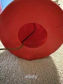 VTG Set Of 2 Blow Mold Dapol NOEL Lampposts Lighted Christmas Outdoor Working