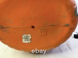 VTG TPI Halloween Blow Mold 28 Jack-O'-Lantern with Black Cat in Pumpkin
