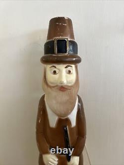 VTG Union Products Don Featherstone Thanksgiving Pilgrim Man Blow Mold
