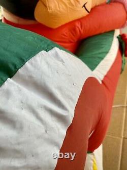 Very Rare 8 Gemmy Airblown Inflatable Mickey Minnie Pluto Sleigh Disney Holiday