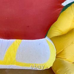 Very Rare 8 Gemmy Airblown Inflatable Mickey Minnie Pluto Sleigh Disney Holiday