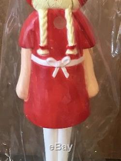 Very Rare Union Plastics Christmas Doll Blow Mold New In Package