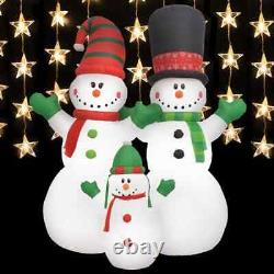 VidaXL Christmas Inflatable Snowmen Family LED IP44 94.5 CT0