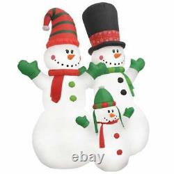 VidaXL Christmas Inflatable Snowmen Family LED IP44 94.5 CT0