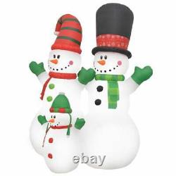 VidaXL Christmas Inflatable Snowmen Family LED IP44 94.5 CT0