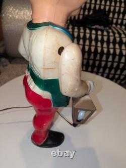 Vintage 1950s/1960s Union Products Elf Christmas Blow Mold 22 Tall