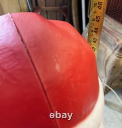 Vintage 1960's Blow Mold Lighted Santa 46