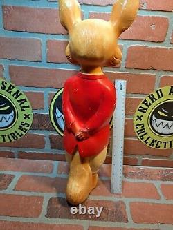 Vintage 1960's Fenwick Fox Union Blow Mold Hand Plastic 18 Figurine