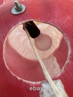 Vintage 1960s Large 5' Santa Clause Blow Mold Foam Light Up Seasonal Decoration Vintage 1960s Large 5' Santa Clause Blow Mold Foam Light Up Seasonal Decoration