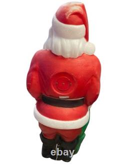 Vintage 1968 Empire Santa Claus Blow Mold 46 Green Toy Sack Christmas Lighted Vintage 1968 Empire Santa Claus Blow Mold 46 Green Toy Sack Christmas Lighted