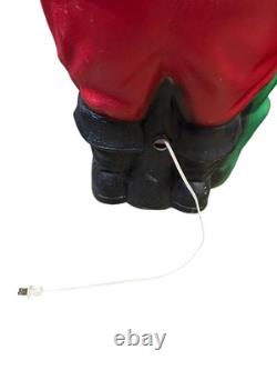 Vintage 1968 Empire Santa Claus Blow Mold 46 Green Toy Sack Christmas Lighted Vintage 1968 Empire Santa Claus Blow Mold 46 Green Toy Sack Christmas Lighted