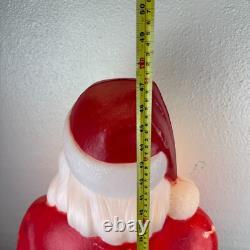 Vintage 1968 Empire Santa Claus Blow Mold 46 Green Toy Sack Christmas Lighted Vintage 1968 Empire Santa Claus Blow Mold 46 Green Toy Sack Christmas Lighted