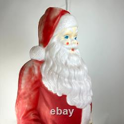 Vintage 1968 Empire Santa Claus Blow Mold 46 with Toy Sack Christmas Lighted