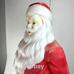 Vintage 1968 Empire Santa Claus Blow Mold 46 with Toy Sack Christmas Lighted