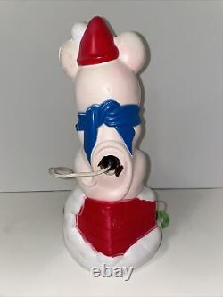 Vintage 1970 Empire Christmas Mouse & Chimney 13 Blow mold Decoration Light