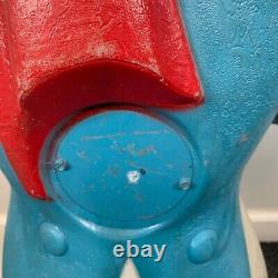Vintage 1971 Empire 34 Derby Hat Snowman with Cane Christmas Blow Mold #1535