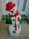 Vintage 1971 Empire 34 Hobo Clown With Derby Hat And Cane Snowman Blow Mold Usa