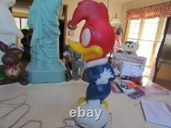 Vintage 1974 Empire Woody Woodpecker Blow Mold Missing Eye Decals withCord