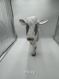 Vintage 1990 Union Products Don Featherstone Illuminated Dairy Cow Blow Mold New