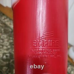 Vintage 1993 EMPIRE BLOW MOLD Yard Candle Red/White NOEL BANNER CHRISTMAS DECOR