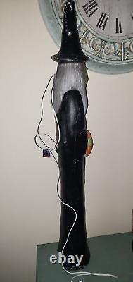 Vintage 1994 Don Featherstone Pencil Skinny Witch Blow Mold 36 Union Products