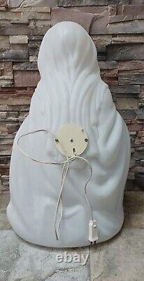 Vintage 1995 Empire Lighted Nativity Blow Mold Mary 26.5 Tall