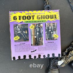 Vintage 1996 Fun World 6FT GHOUL Halloween Decoration LED SCREAM GHOSTFACE NIB