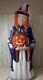 Vintage 1997 Grand Venture Blow Mold Witch Pumpkin Halloween 40 Usa Seasonal