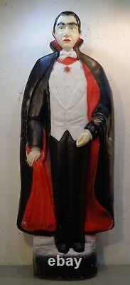 Vintage 1998 Bela Lugosi Dracula Vampire Halloween Lighted Blow Mold 42 Tall