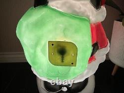 Vintage 1999 Santa's Best Snoopy Peanuts Christmas Blow Mold 32 Inch