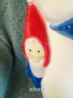 Vintage 1999 Signed Don Featherstone Union 30 Snowman And Friends Blow Mold