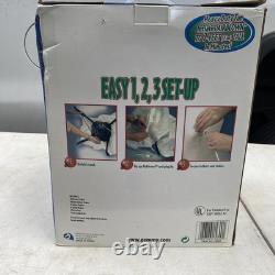 Vintage 2003 Gemmy Santa Reindeer Inflatable 7ft New