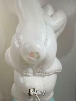 Vintage 33 Stacked 3 Rabbit Easter Bunny Basket Blow Mold