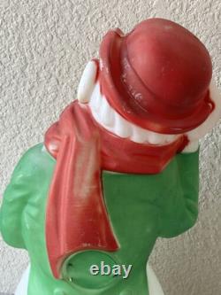 Vintage 34 Empire Plastics Christmas Frosty Snowman Lighted Blow Mold Decor 2