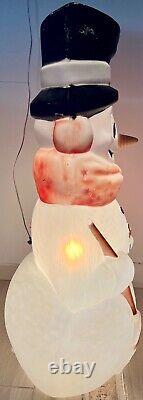 Vintage 42 Empire Frosty The Snowman Christmas Light Up Blow Mold