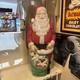 Vintage 46 Empire Blow Mold Lighted Santa Withgreen Sack Marked 1968 Nice