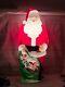 Vintage 46 Santa Clause Empire Blow Mold Christmas With Sack Of Toys