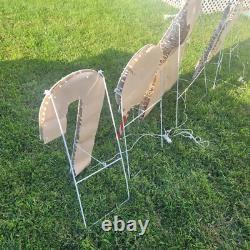 Vintage 5 Piece Gingerbread House & Family XMAS Display Outdoor Light Up READ Vintage 5 Piece Gingerbread House & Family XMAS Display Outdoor Light Up READ