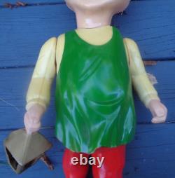 Vintage 50's 60's Union Products Christmas Elf Light Up Lantern Works 22